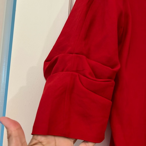 Armani red dress, size 10, wool and viscose - Picture 2 of 10